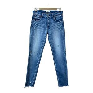 Moussy Vintage Womens Size 27 Distressed Raw Hem Jeans